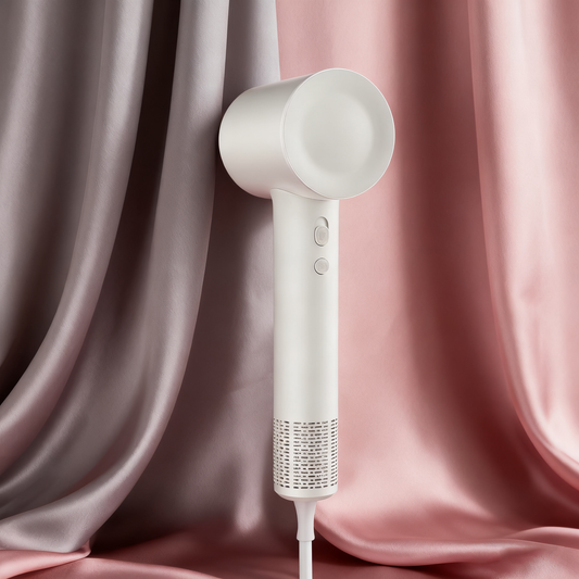 Sèche-cheveux ionique haute vitesse sans balais, 2000W, Blanc