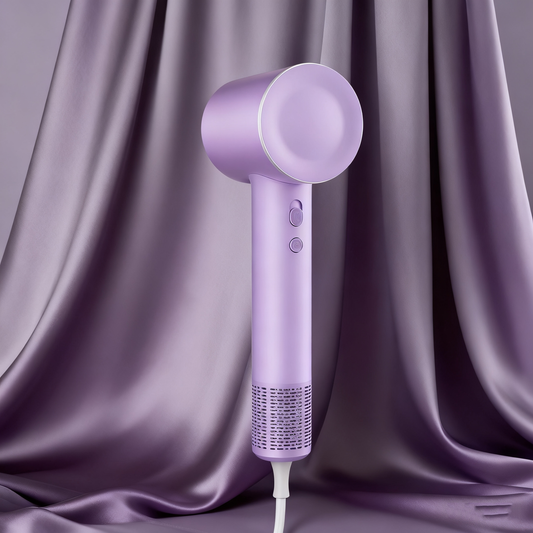 Sèche-cheveux ionique haute vitesse sans balais, 2000W, Violet