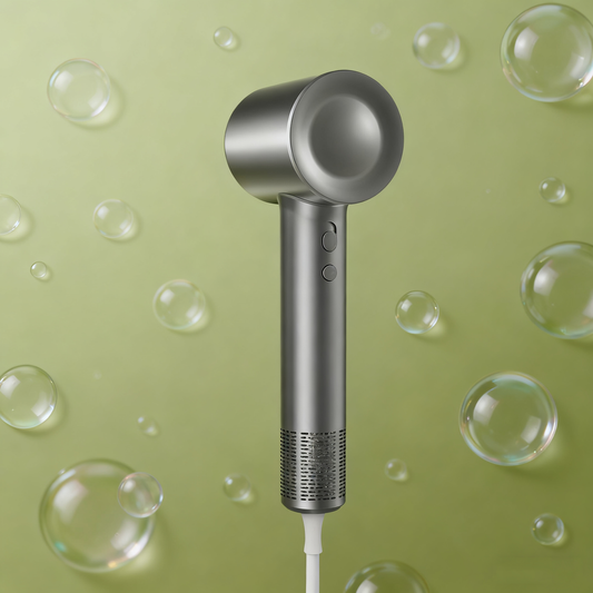 Sèche-cheveux ionique haute vitesse sans balais, 2000W, Noir