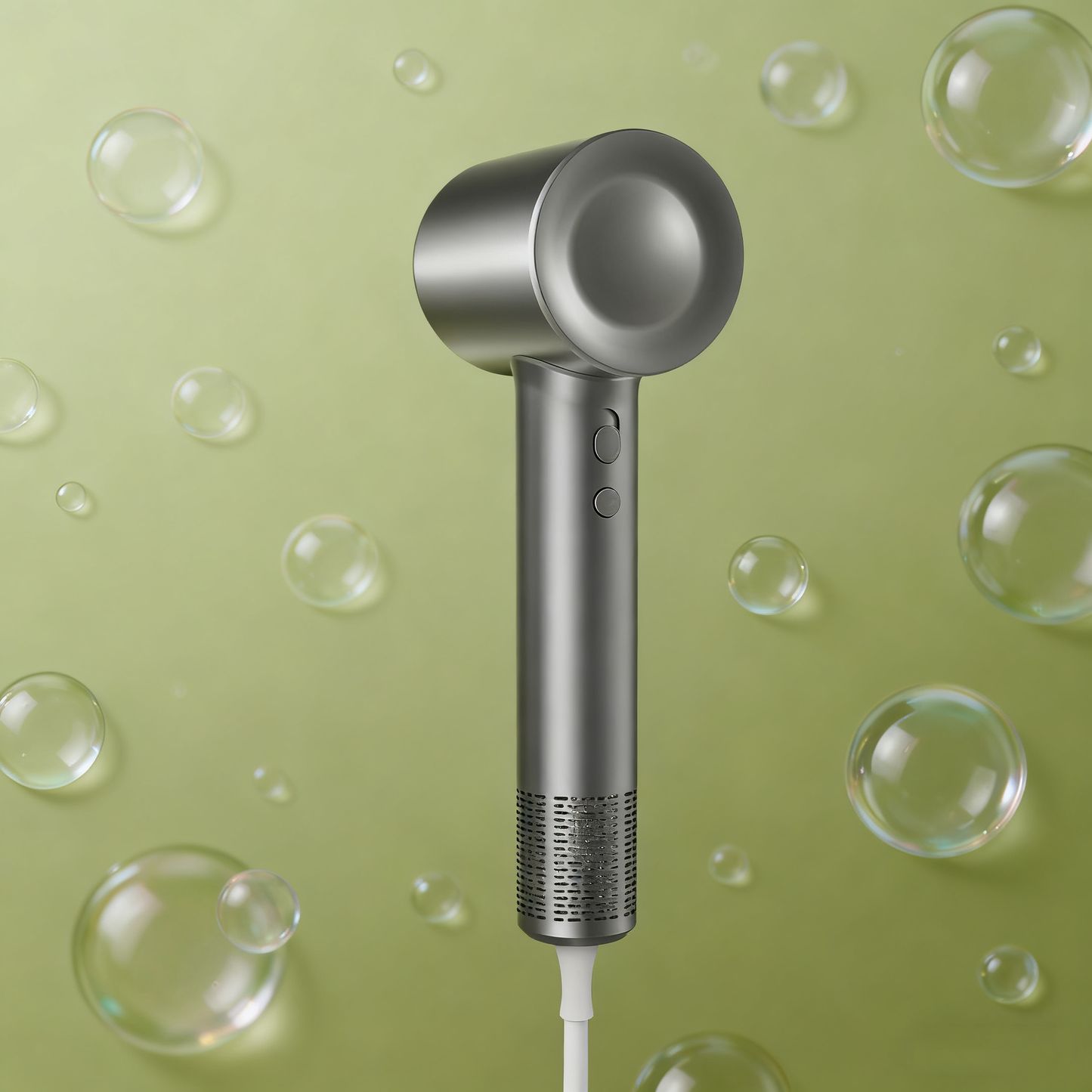 Sèche-cheveux ionique haute vitesse sans balais, 2000W, Noir